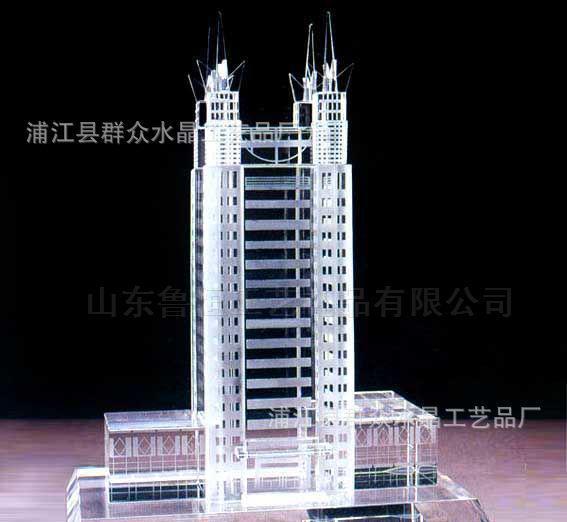 水晶模型 房地產展廳的藝術禮贊，建筑之美的永恒定格